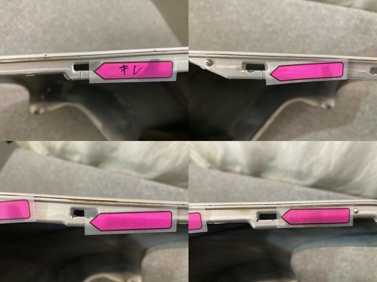 ラクティス NCP100/NCP105/SCP100 純正 後期 リア バンパー 52159-52600 シルバーマイカメタリック 1E7 トヨタ(148749)