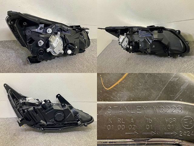 アコード ハイブリッド CR7 純正 後期 左 ヘッドライト/ランプ LED レベライザー 刻印J0 STANLEY W3223 ホンダ(148763)