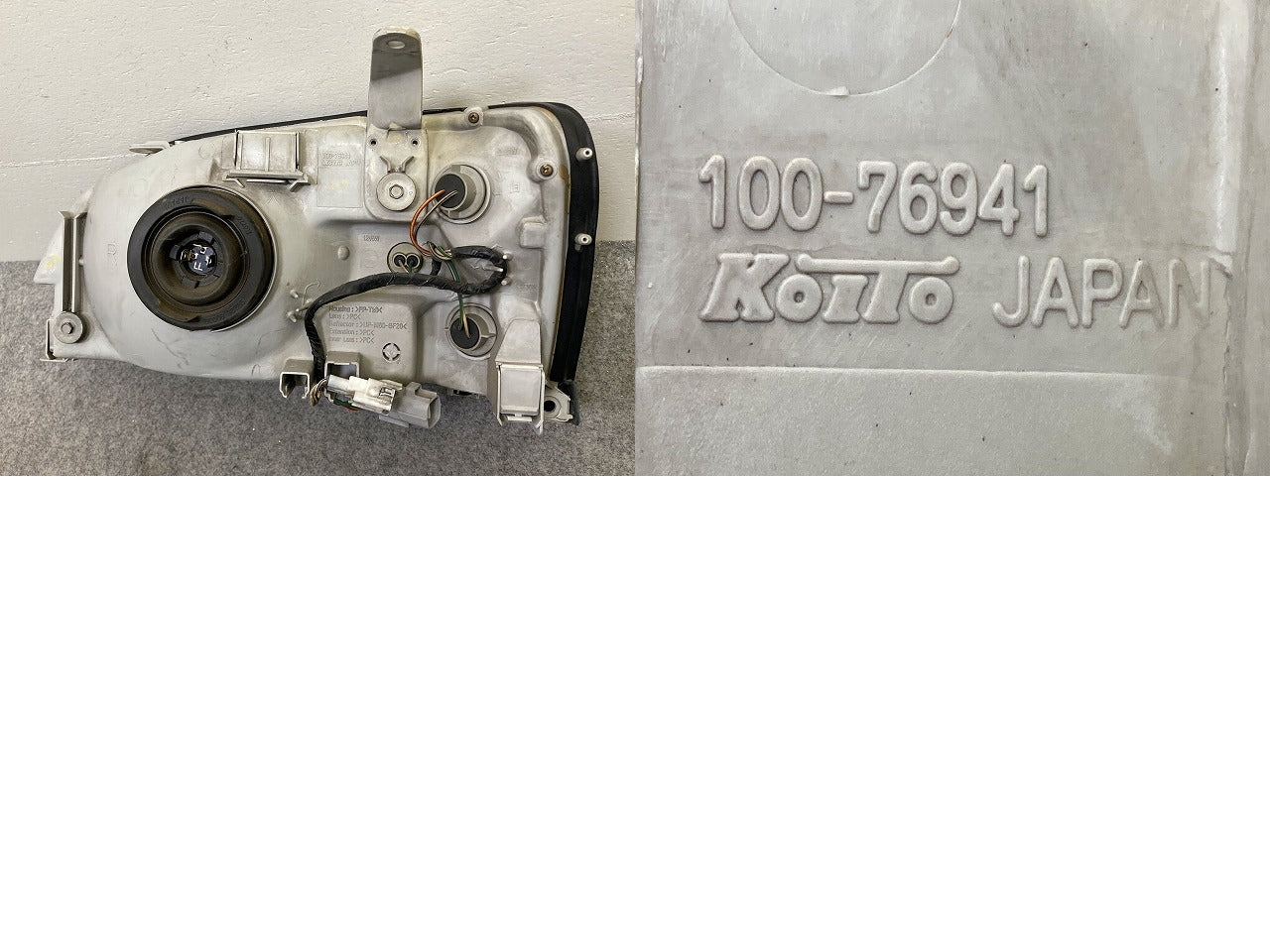 クラウン ロイヤル 17系/JZS171/JZS173/JZS175 純正 右 ヘッドライト/ランプ ハロゲン KOITO 100-76941 トヨタ(148770)