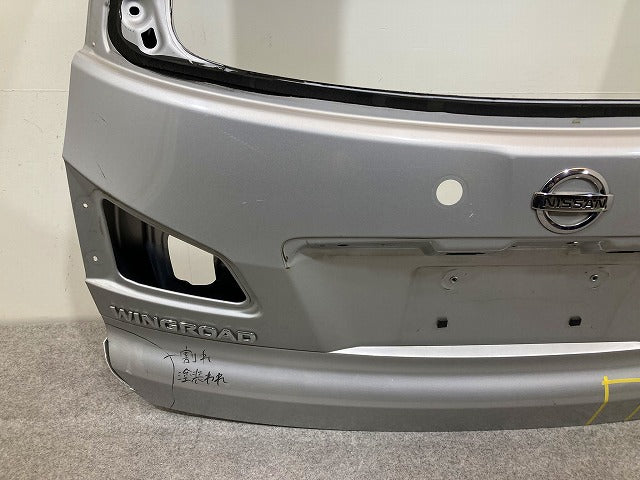 ウィングロード Y12/JY12/NY12 純正 リアゲート/バックドア/リアハッチ ブリリアントシルバーメタリック K23 日産(148778)
