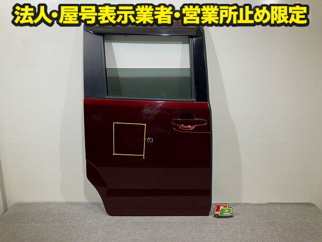 N-BOX/NBOX Nボックス JF1/JF2 純正 右 リア スライド ドア ガラスバイザー付 プレミアムディープロッソパール R543P ホンダ(148782)