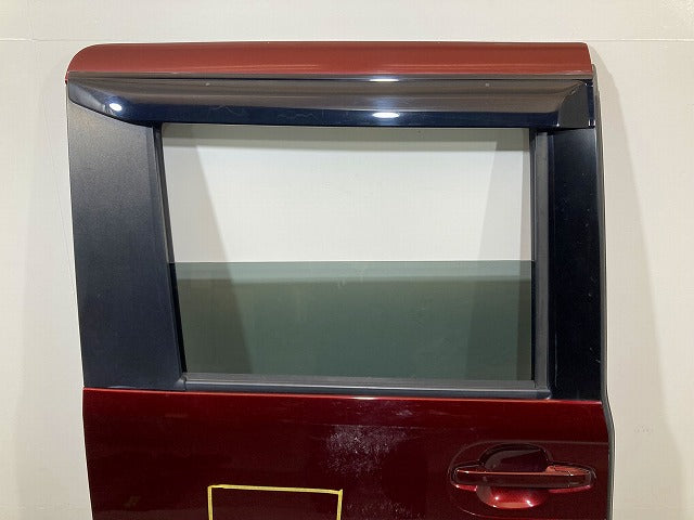 N-BOX/NBOX Nボックス JF1/JF2 純正 右 リア スライド ドア ガラスバイザー付 プレミアムディープロッソパール R543P ホンダ(148782)
