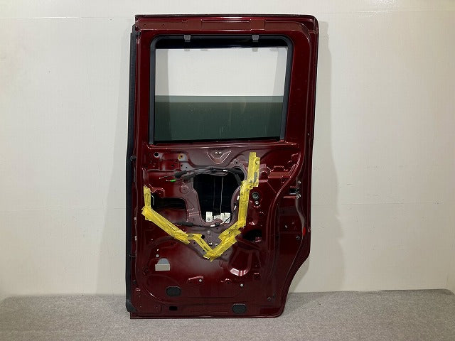 N-BOX/NBOX Nボックス JF1/JF2 純正 右 リア スライド ドア ガラスバイザー付 プレミアムディープロッソパール R543P ホンダ(148782)