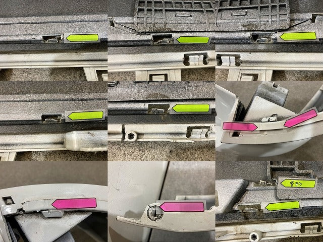 A4 8W系 純正 リア バンパー 8W9 807 511M グレイシアホワイトメタリック LS9R アウディ(148811)