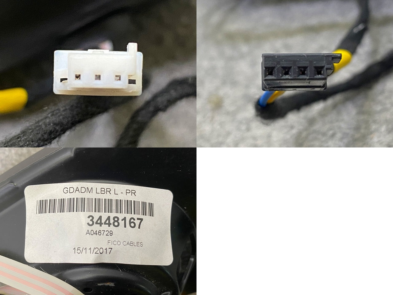 新品!X3 E83/2004-2011 純正 左 ドアミラー 5線 51163448167 未塗装 BMW(148831)