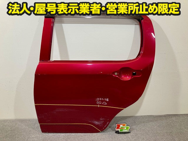 パッソ/ブーン M700A/M710A/M700S/M710S 純正 左 リア ドア バイザー付 ファイアークォーツレッドメタリック R67 トヨタ(148841)