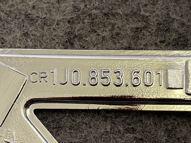 新品!ゴルフ4/GOLF IV 1J系 純正 フロント エンブレム/オーナメント 1J0.853.601 1J0853601FDY メッキ フォルクスワーゲン(148847)