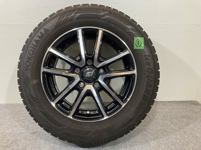 86 BRZ プリウス等 社外 タイヤホイールセット スタッドレス レアマイスター 4本セット 15x6J/5穴 5H/PCD100/ハブ径73mm 汎用(148857)