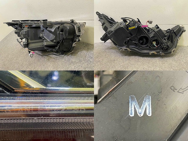 RAV4 ラブ4 MXAA52/MXAA54/AXAH52/AXAH54 純正 前期 左 ヘッドライト/ランプ LED レベライザー 刻印M STANLEY 42-95 トヨタ(148912)