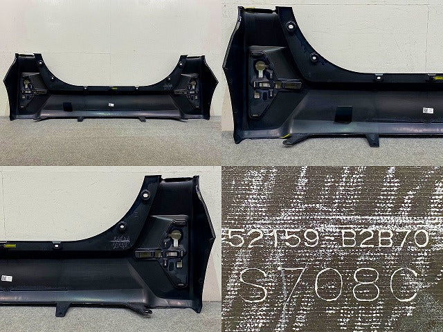タント カスタム LA650S/LA660S 純正 前期 リア バンパー 52159-B2B70 パールブラック X15 ダイハツ(148929)
