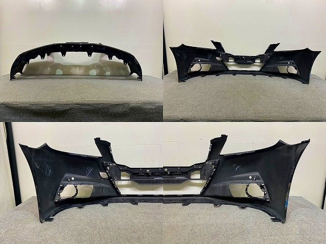 クラウン アスリート GRS210/GRS211/GRS214/ARS210/AWS210/AWS211 純正 前期 フロント バンパー 52119-30E60 ブラック 202 トヨタ(148936)