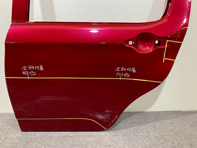 パッソ/ブーン M700A/M710A/M700S/M710S 純正 左 リア ドア バイザー付 ファイアークォーツレッドメタリック R67 トヨタ(148962)
