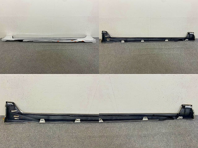 プリウス 50系/ZVW50/ZVW51/ZVW55/ZVW52 純正 左 サイドステップ/サイドスカート 76912-690A プラチナホワイトパール 089 トヨタ(148977)