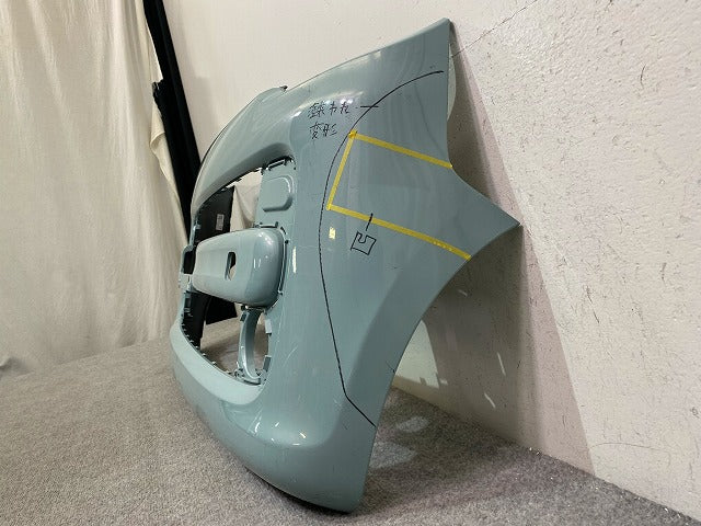 スペーシア ハイブリッド MK53S 純正 フロント バンパー 71711-79R0 オフブルーメタリック XYW スズキ(148992)