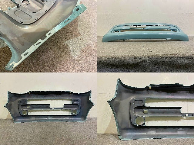 スペーシア ハイブリッド MK53S 純正 フロント バンパー 71711-79R0 オフブルーメタリック XYW スズキ(148992)