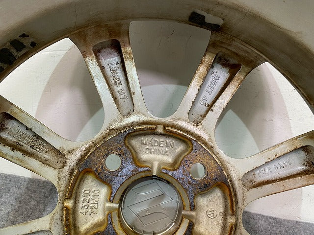 ワゴンR MH34S/MH44S 純正 ホイール 1本のみ 14x4.5J/ET45/4穴 4H/PCD100/ハブ径54mm 43210-72M30-27N スズキ(149007)