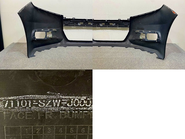 ステップワゴン スパーダ/RK5/RK6 純正 前期 フロント バンパー 71101-SZW-J000 ブラックパール NH812P ホンダ(149019)