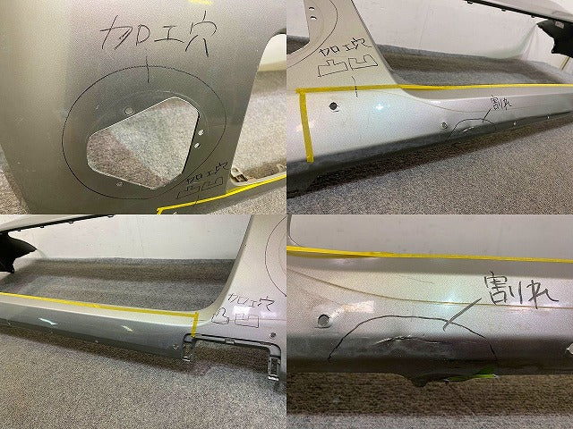 スペーシア MK32S 純正 前期 フロント バンパー 71711-81M0/81M1/81M2 スチールシルバーメタリック ZVC スズキ(149020)