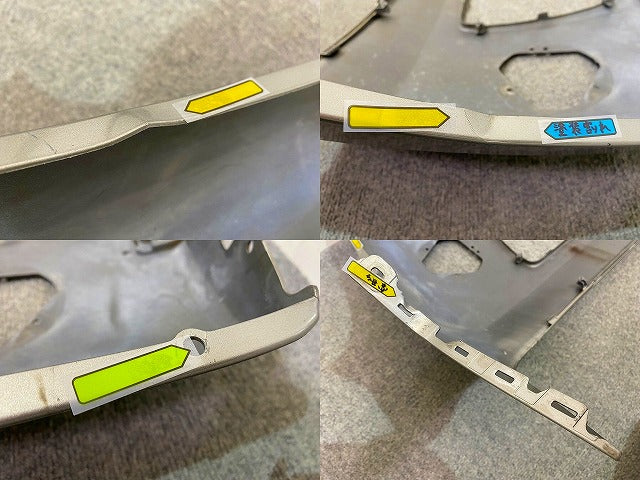 スペーシア MK32S 純正 前期 フロント バンパー 71711-81M0/81M1/81M2 スチールシルバーメタリック ZVC スズキ(149020)