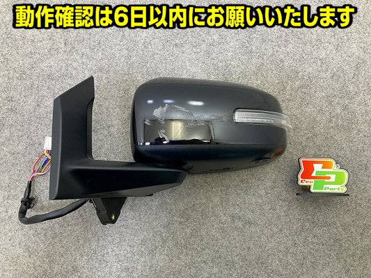 デイズ B43W/B44W/B45W/B46W/B47W/B48W 純正 左 ドアミラー 11線 ウインカーカメラ付 ishizaki 538/5416 96302-7PA0C ブラック GAS(149025)