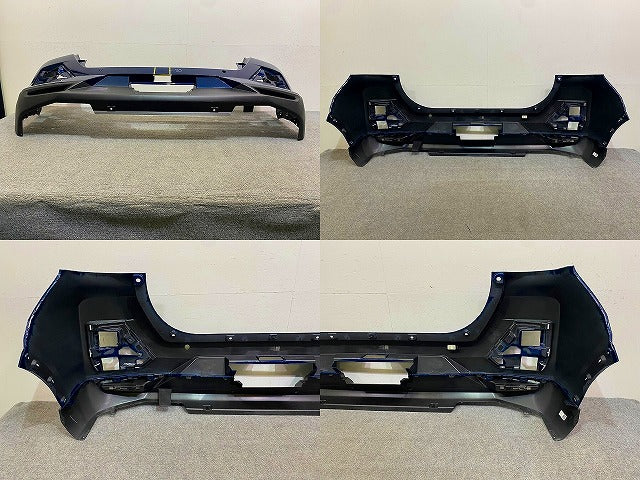 ライズ/ロッキー A200S/A210S/A200A/A210A/A202A 純正 リア バンパー スポイラー ソナー付 52159-B1310 レーザーブルー B82 トヨタ(149102)