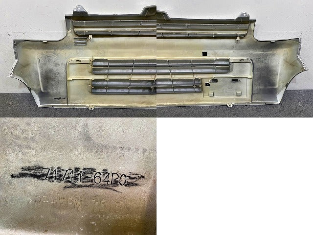 エブリィバン DA17V 純正 フロント バンパー 71711-64P0 シルキーシルバーメタリック Z2S スズキ(149106)