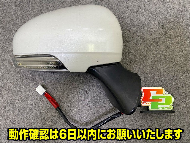 プリウスα/アルファ ZVW40W/ZVW41W 純正 右 ドアミラー 7線 ウインカー付 Murakami 9851/52-221 ホワイトパール 070 トヨタ(149109)