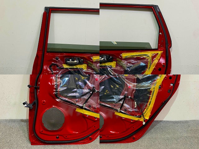 N-ONE/NONE/Nワン JG1/JG2 純正 右 ドア ガラス付 ミラノレッド R81 ホンダ(149127)