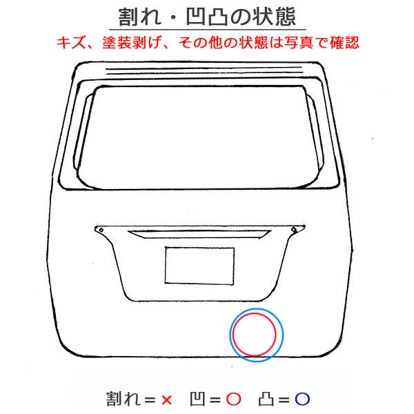 ライズ A200A/A210A/A201A/A202A リアゲート/バックドア/リアハッチ 67500-B1210 ブラックマイカメタリック X07(149131)