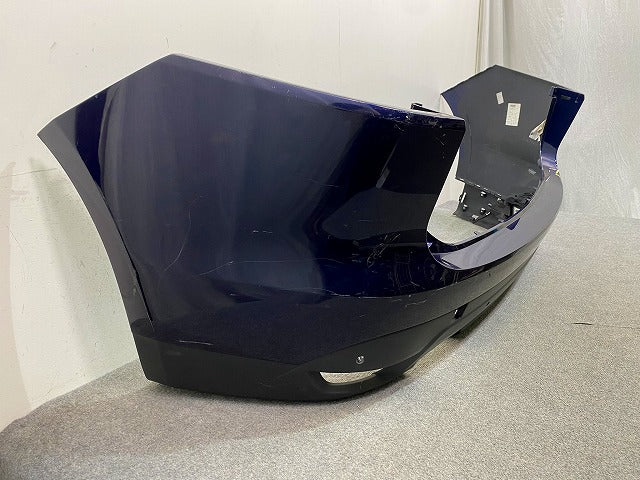 Fペイス X761 純正 リア バンパー スポイラー付 HK83-17D781-AAW/BAW ネイビー メタリック ジャガー(149188)
