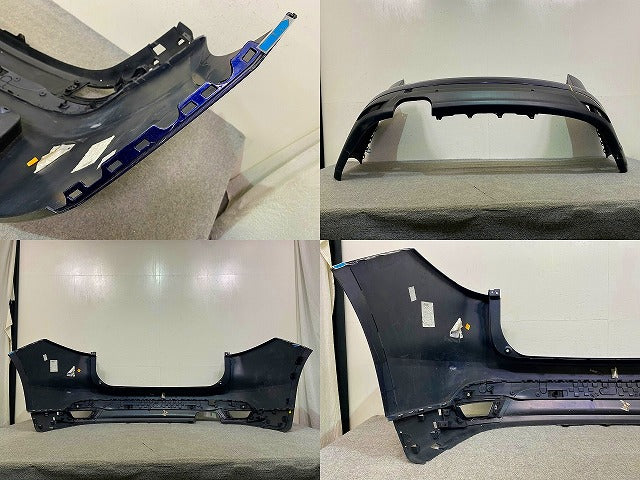 Fペイス X761 純正 リア バンパー スポイラー付 HK83-17D781-AAW/BAW ネイビー メタリック ジャガー(149188)