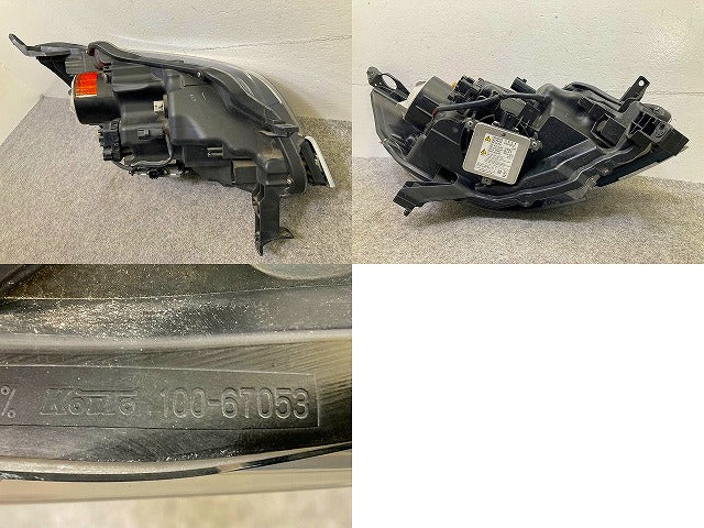 デイズ ルークス/eKスペース B21A/B11A 純正 前期 左 ヘッドライト/ランプ AFS無キセノン HID KOITO 100-67053 メッキ 日産(149190)