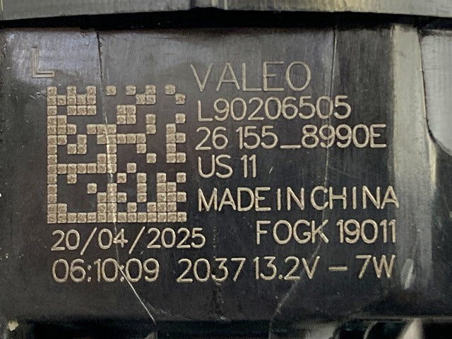 ルークス ハイウェイスター B44A/B45A/B47A/B48A 純正 左 フォグランプ/フォグライト LED VALEO 90206507 日産(149245)