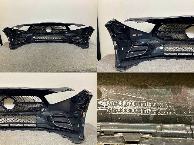 Aクラス AMG W177 V177 純正 フロント バンパー ロアグリル付 A1778856100 マウンテングレー 787 メルセデスベンツ(149255)