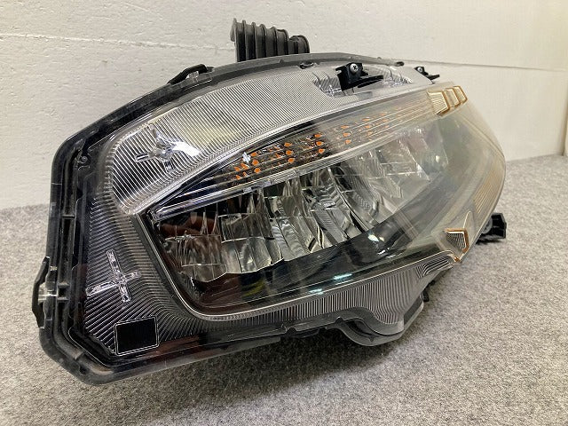 シビック FK7 タイプR/FK8 純正 左 ヘッドライト/ランプ レベライザーLED 刻印J1 KOITO 100-18661 33150-TGH-J11 ホンダ(149266)