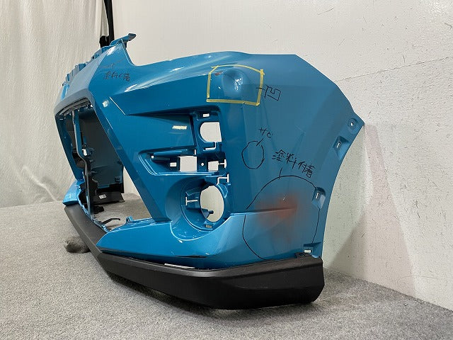 ライズ A200A/A210A/A201A/A202A 純正 フロント バンパー スポイラー付 52119-B1410 ターコイズブルーマイカメタリック B86 トヨタ(149274)
