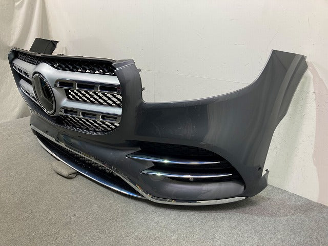 GLSクラス X167 純正 フロント バンパー グリルスポイラー付 フェイス A167 885 93 05/94 05 グレー メタリック メルセデスベンツ(149298)