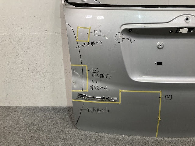 ラクティス NCP100/NCP105/SCP100 純正 リアゲート/バックドア/リアハッチ シルバーマイカメタリック 1E7 トヨタ(149337)