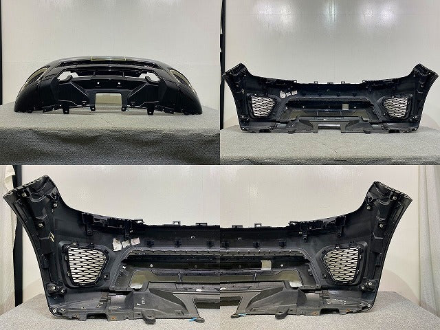 レンジローバー/スポーツ L494 SVR 純正 フロント バンパー ロアグリル スポイラー フェイス FK6M-17D957 ブラック ランドローバー(149339)