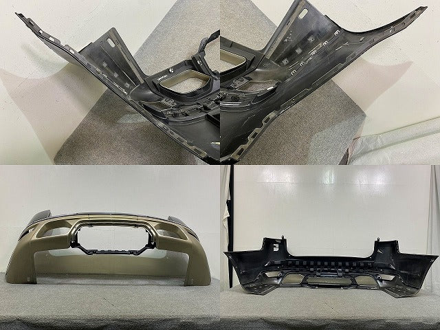レンジローバー/スポーツ L494 SVR リア バンパー スポイラー付 フェイス FK6M-17K835-A/B ブラック メタリック ランドローバー(149342)