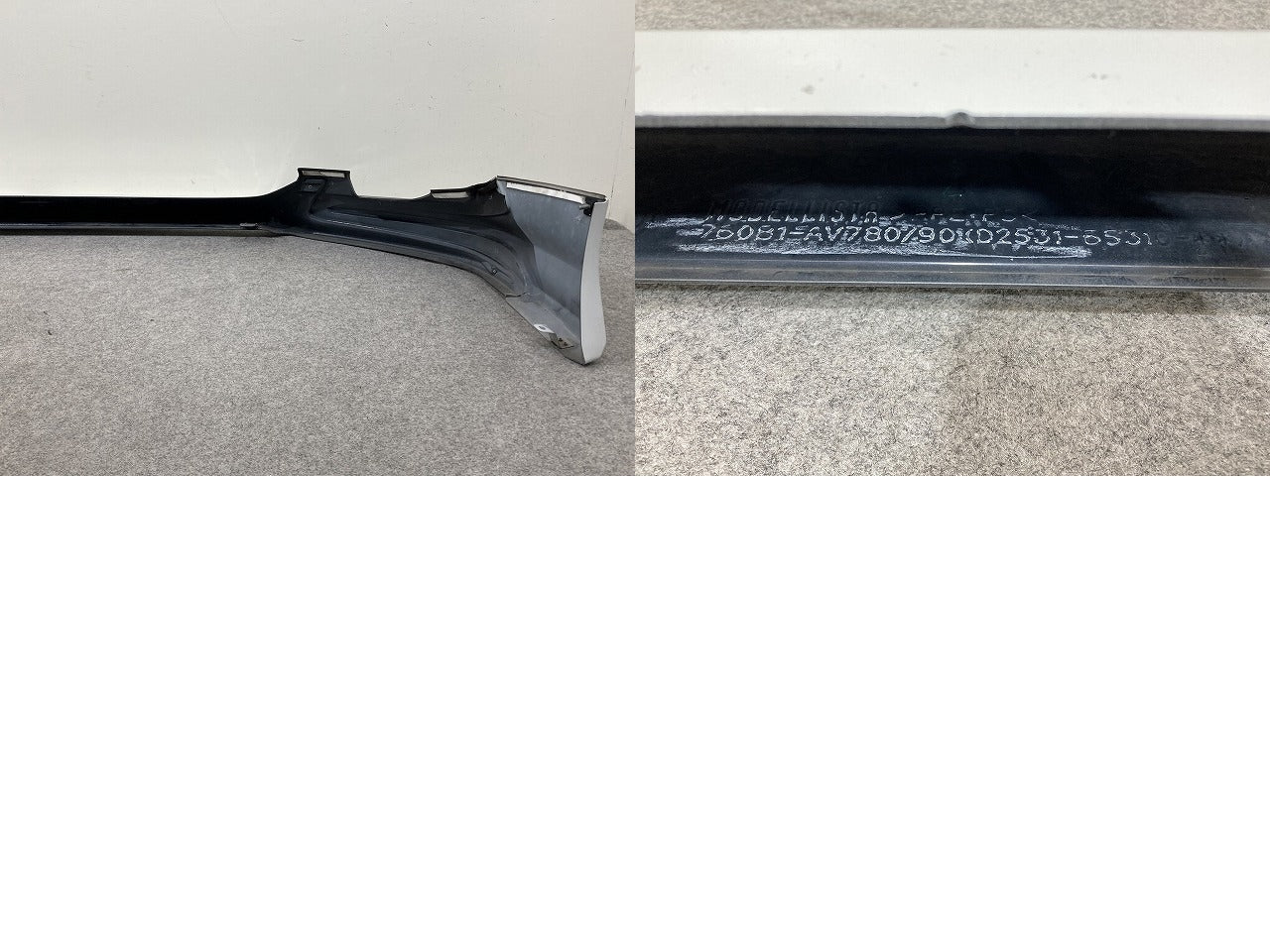 カムリ 70系/AXVH70/AXVH75 純正 後期 フロント スポイラー MODELLISTA/モデリスタ 76081-AV780/790 ホワイトパール 089 トヨタ(149354)