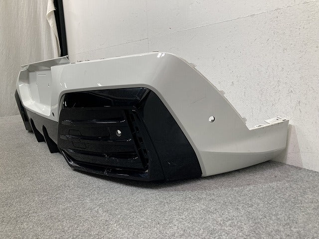 X2 U10 純正 リア バンパー スポイラー付 Rバンパー フェイス ロアカバー 5112 8087451 アルピンホワイト 4090 BMW(149357)