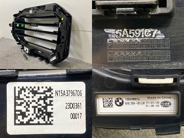 XM G09 純正 左 フロント グリル/ラジエーターグリル LH フロントキドニーグリル 5A591C7 BMW(149384)