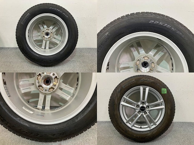 ヴォクシー ノア  社外 タイヤホイールセット スタッドレス BALMINUM バルミナ 4本セット 17x7J/ET45/5穴 5H/PCD114.3/ハブ径73mm(149416)