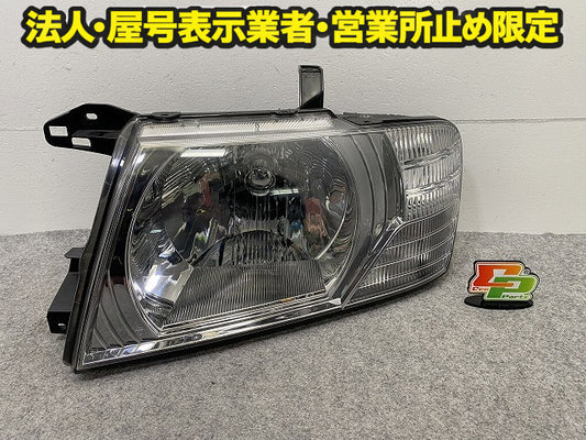 パジェロ V73W/V75W/V78W 純正 後期 左 ヘッドライト/ランプ ハロゲン 刻印M LH KOITO 100-87419 三菱(149440)