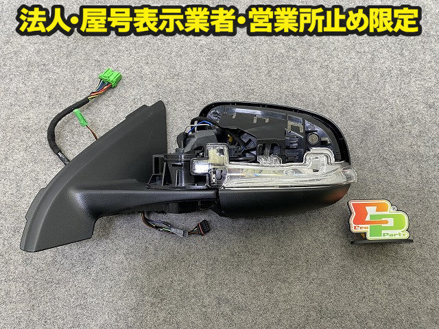 新品!S60/V60 FB系 純正 左 ドアミラー 16線 ウインカー付 31385181 V3135181 素地 ボルボ(149445)