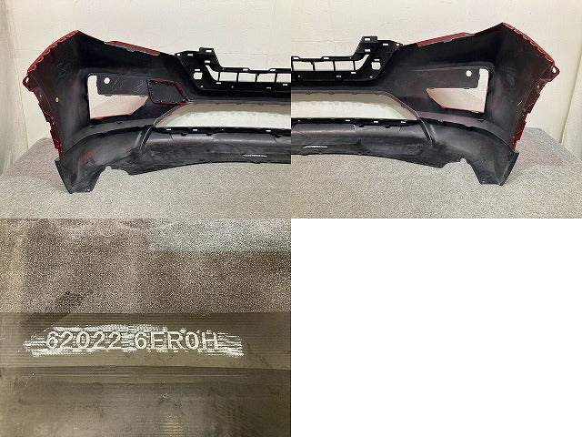 エクストレイル/X-TRAIL T32/NT32/HT32/HNT32 純正 後期 フロント バンパー Fバンパー 62022 6FR0H レッド 日産(149458)
