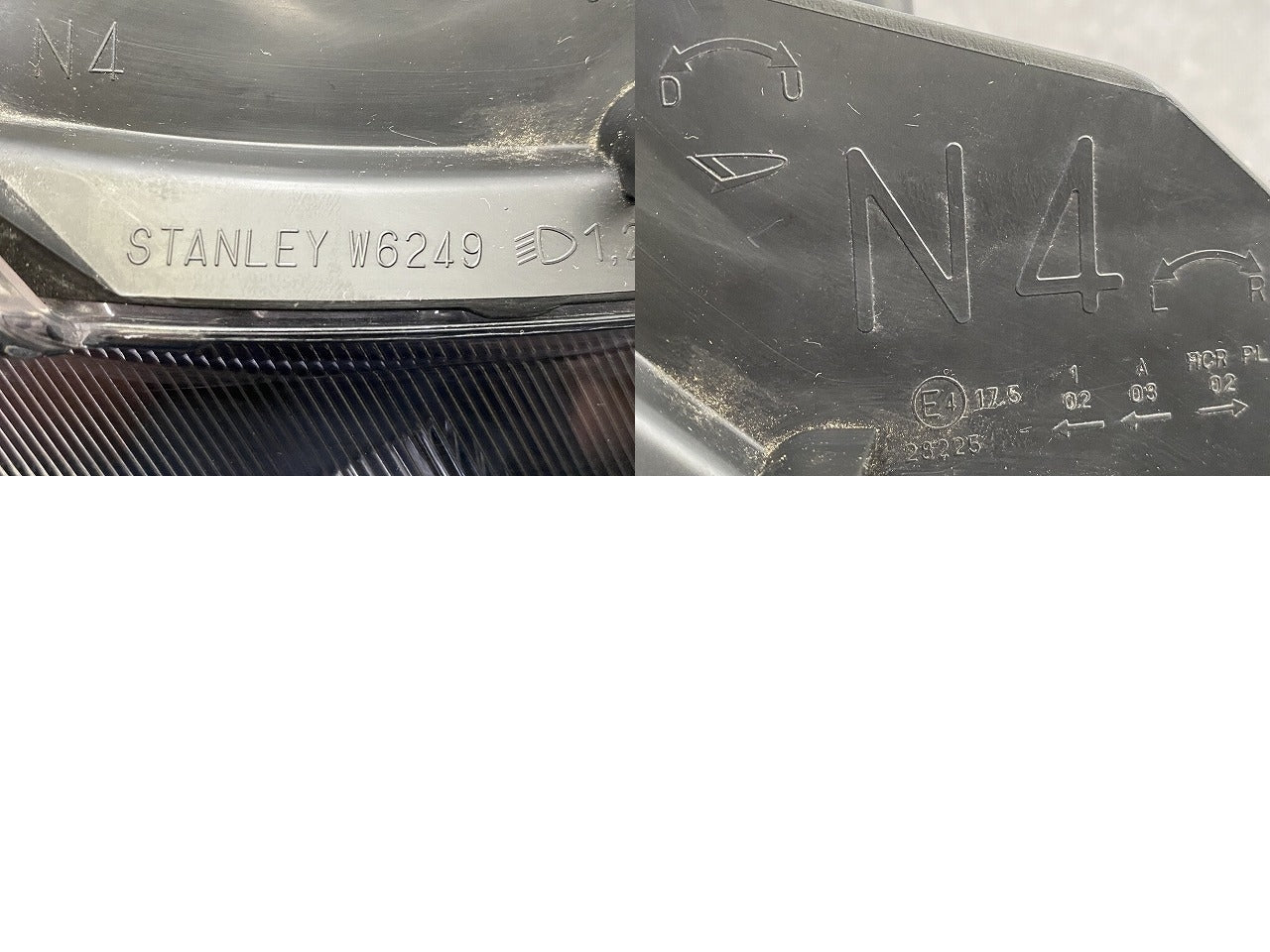 ルーミー M900A/M910A 純正 後期 右 ヘッドライト/ランプ LED レベライザー 刻印N4 RH STANLEY W6249 81110-B1640 トヨタ(149465)