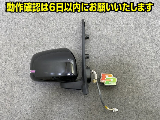 タント エグゼ カスタム L455S/L465S 純正 右 ドアミラー 5線 サイドミラー RH ブラック メタリック ダイハツ(149500)
