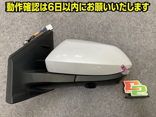 ヤリス KSP210/MXPA10/MXPA15/MXPH10/MXPH15 純正 左 ドアミラー 12線 カメラウインカー付 ICHIKOH 8343/52-287 ホワイト 089(149539)